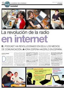 Periodico Cuaderno Domingo Podcasting 09-10-05